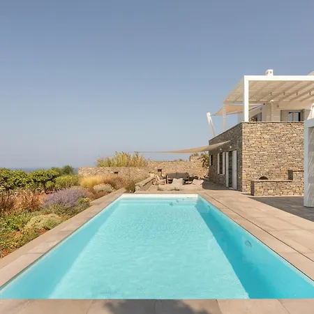 Near Parikia - 4br With Pool & View - Mirabilia Krotiri