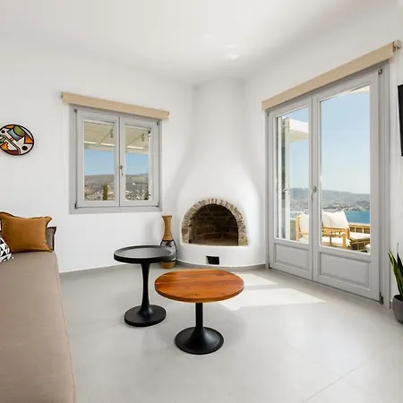 Near Parikia - 4br With Pool & View - Mirabilia *