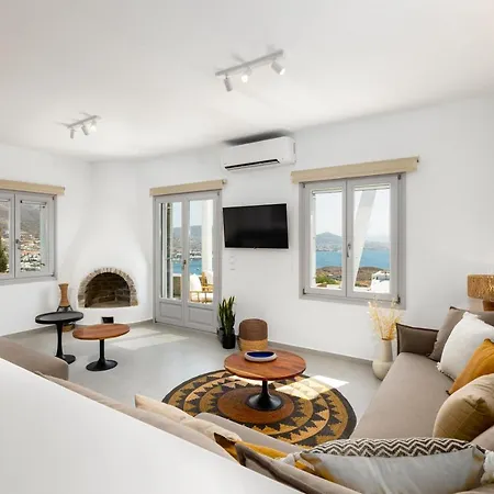 Near Parikia - 4br With Pool & View - Mirabilia Villa Krotiri