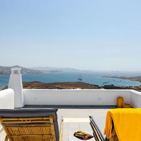 Villa Near Parikia - 4br With Pool & View - Mirabilia *