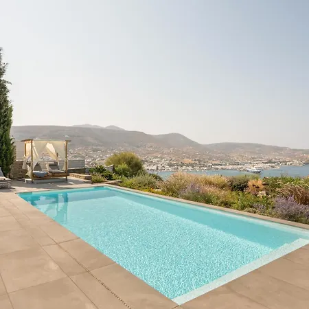 Villa Near Parikia - 4br With Pool & View - Mirabilia
