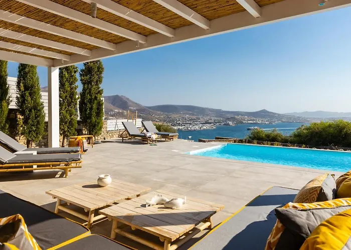 Near Parikia - 4br With Pool & View - Mirabilia Villa *