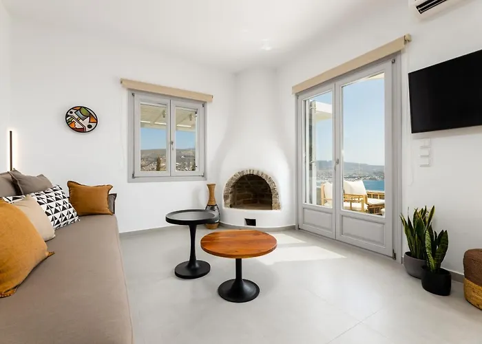 Near Parikia - 4br With Pool & View - Mirabilia *