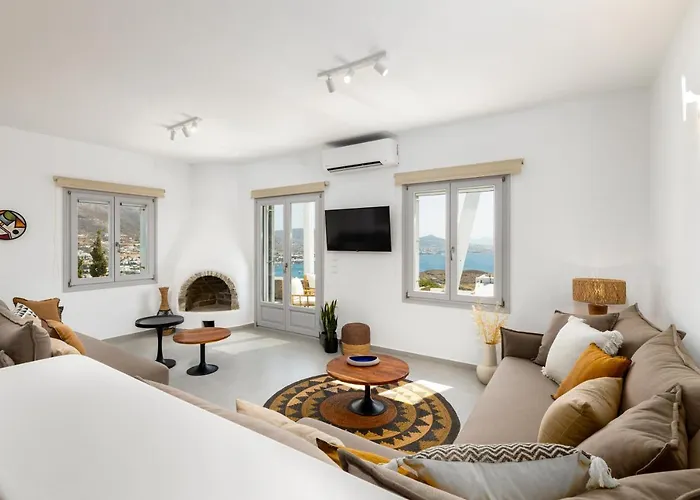 Near Parikia - 4br With Pool & View - Mirabilia Villa Krotiri