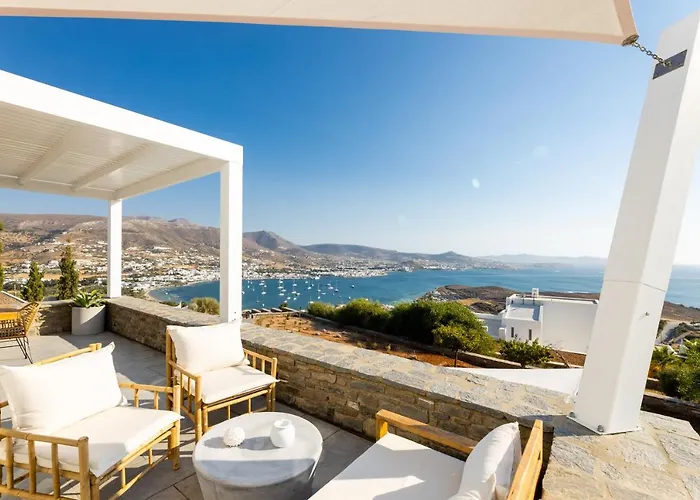 Near Parikia - 4br With Pool & View - Mirabilia Villa Krotiri